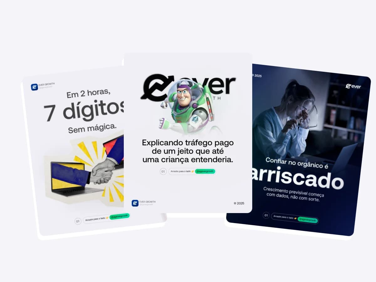 Trabalho da Venera Digital para Ever Growth