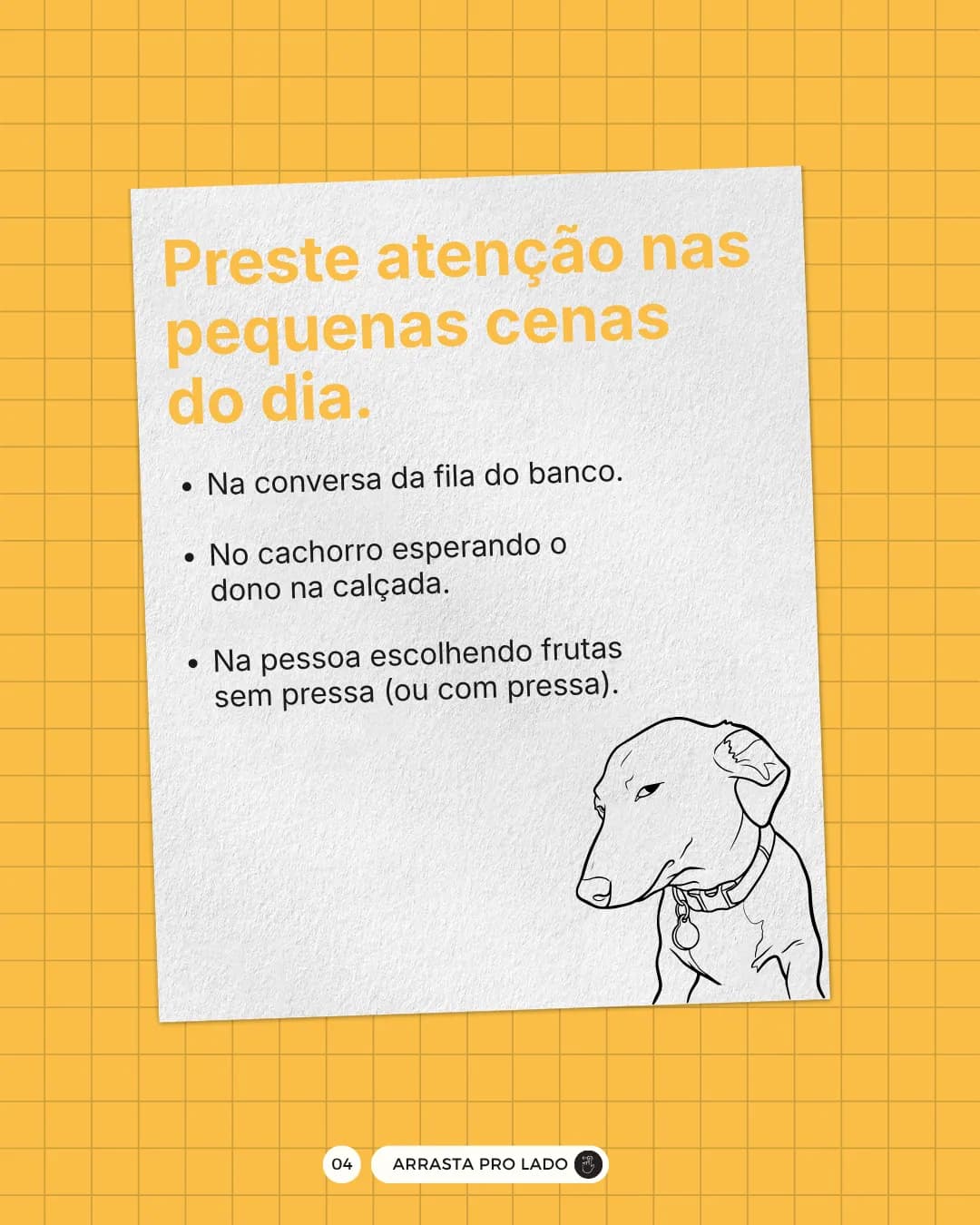 Esperar horas livres para escrever, peça 4 de 6, feita pela Venera Digital para Lígia Rabay