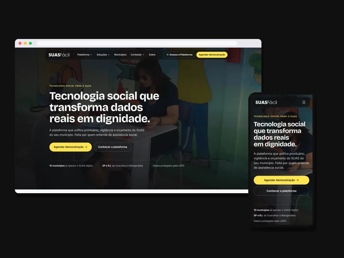 Trabalho da Venera Digital para SUAS Fácil