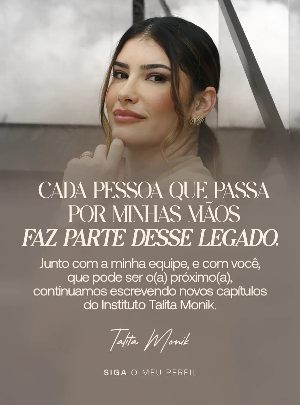 Prazer, Talita Monik, peça 7 de 7, feita pela Venera Digital para Talita Monik